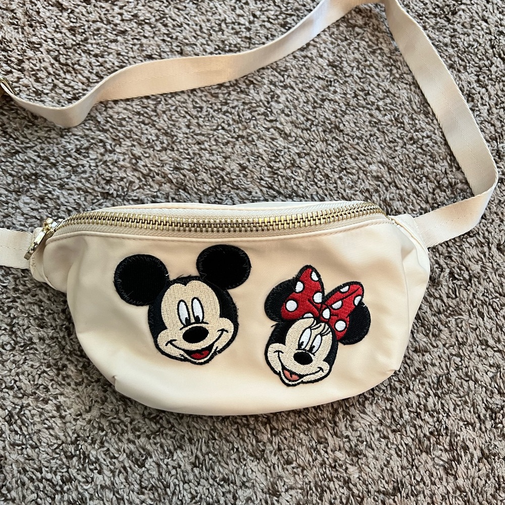 Stoney clover lane fanny pack with Mickey & Minnie patches